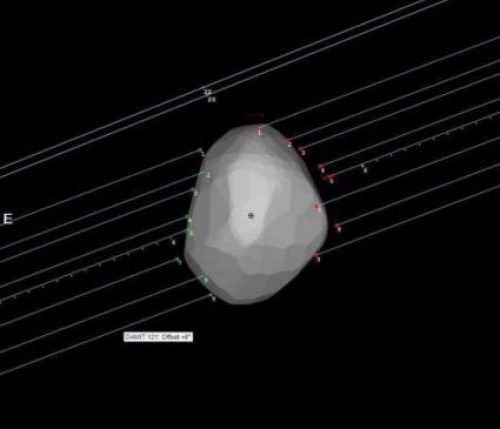 Three-dimensional asteroid shape model with occultation chords